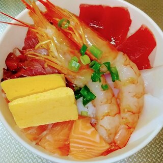 ★簡単★夏の海鮮丼